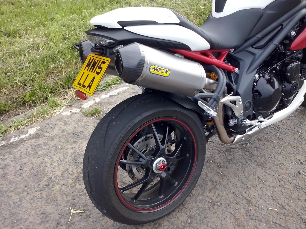 Speed triple 2024 arrow exhaust