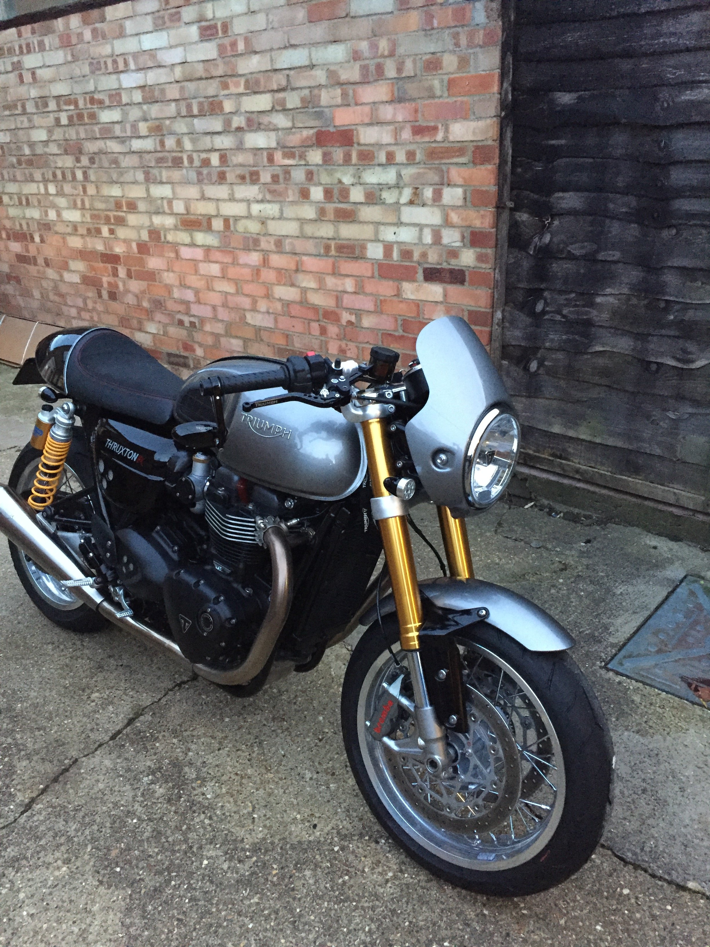 Thruxton 900 bikini fairing on my 1200r The Triumph Forum