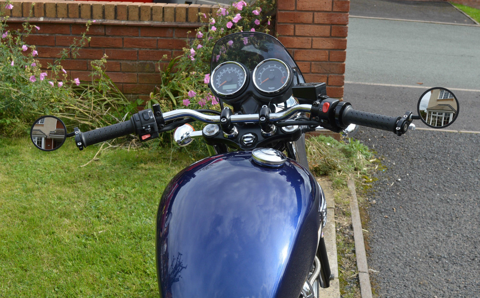 Triumph bonneville t120 bar deals end mirrors