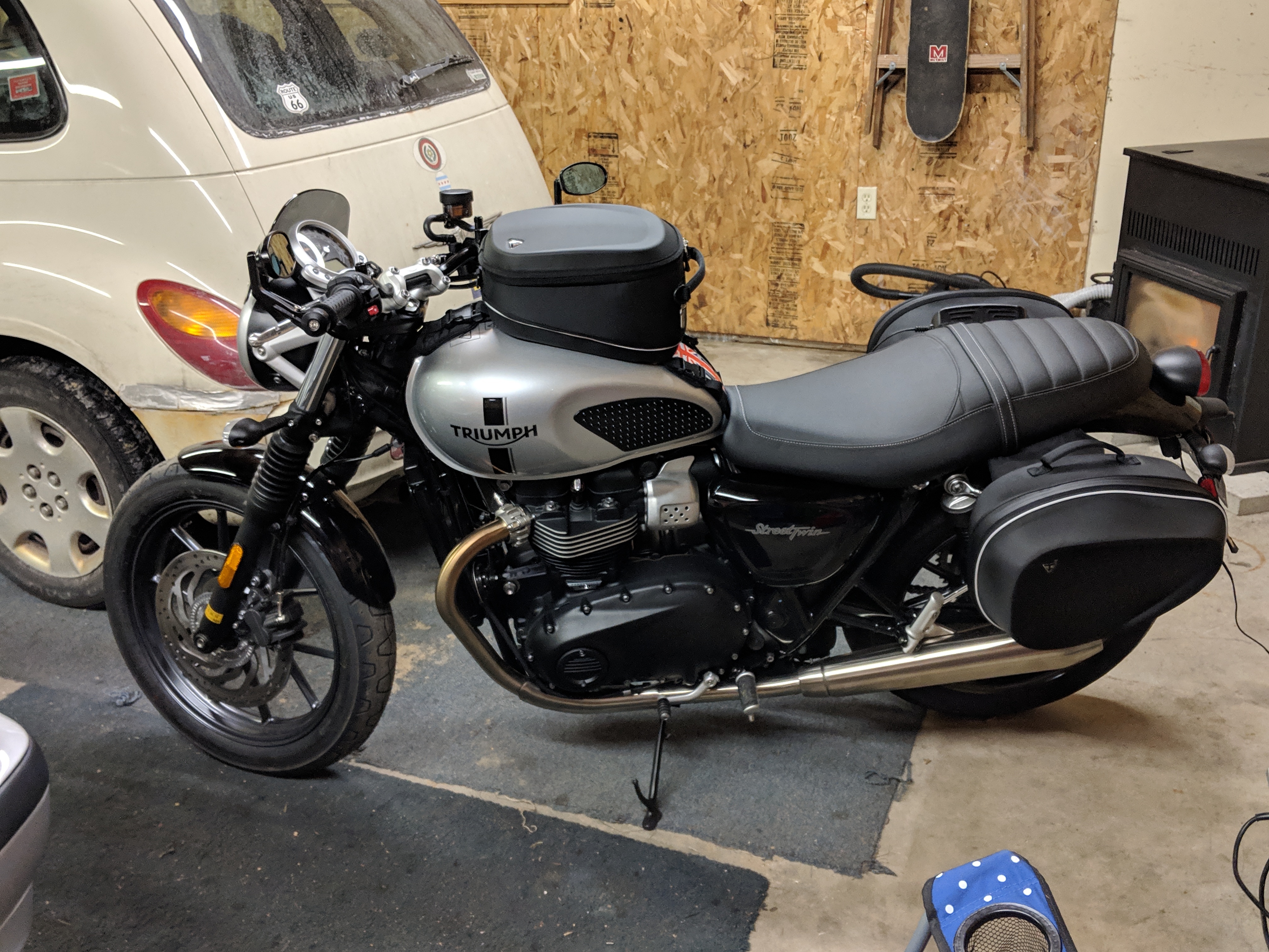 Street twin clearance luggage