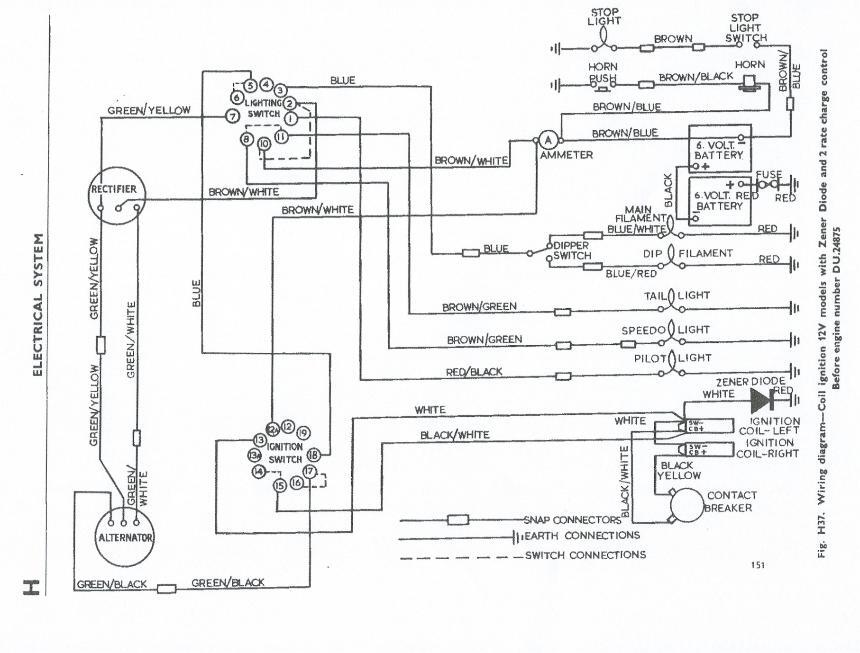 Triumph Bonneville T140v Wiring Diagram Wiring Diagram