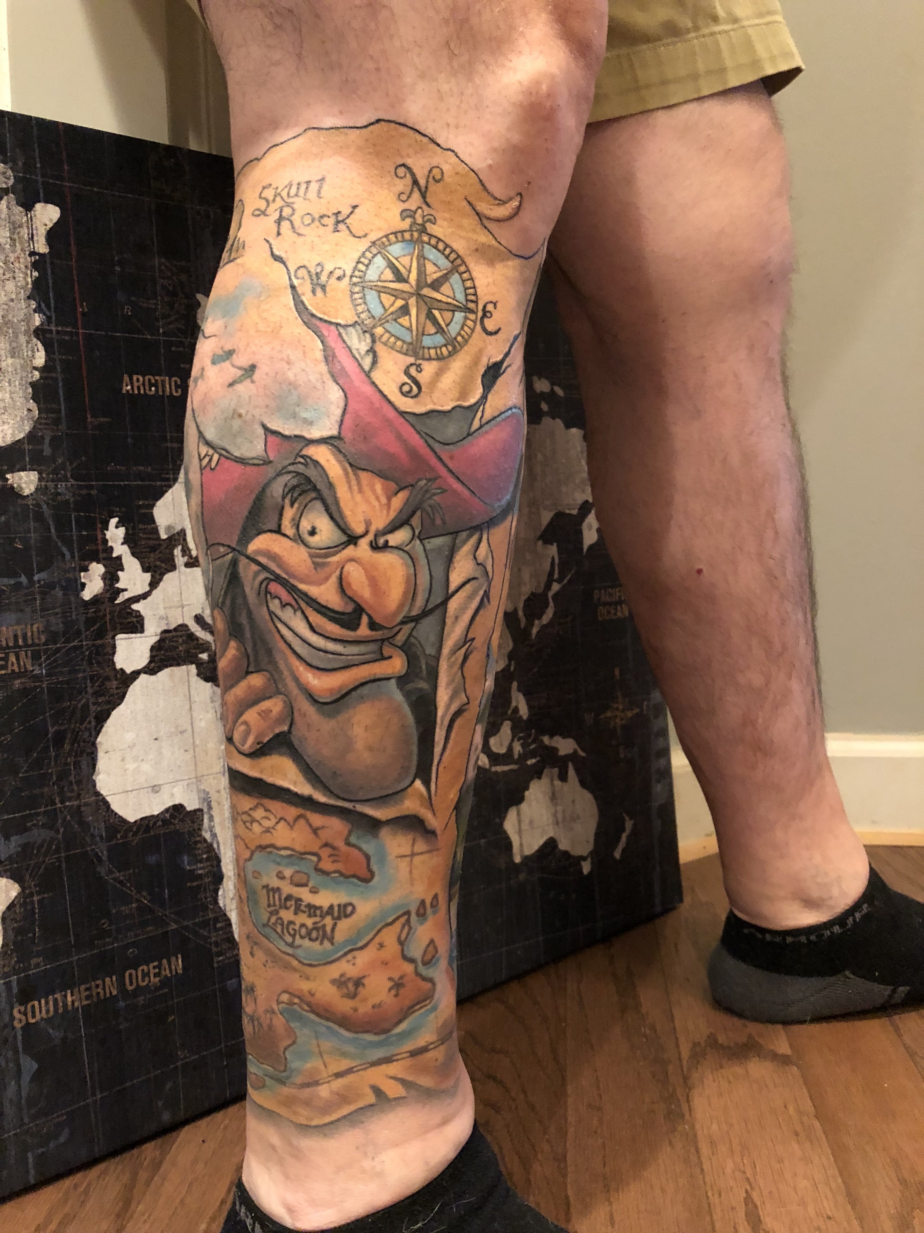 Looney Tunes Sleeve Tattoo  Cartoon tattoos, Nautical sleeve