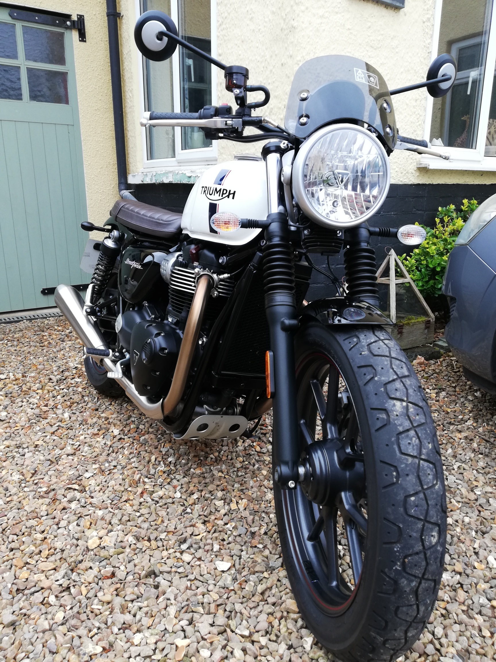 Triumph street twin online bar end mirrors