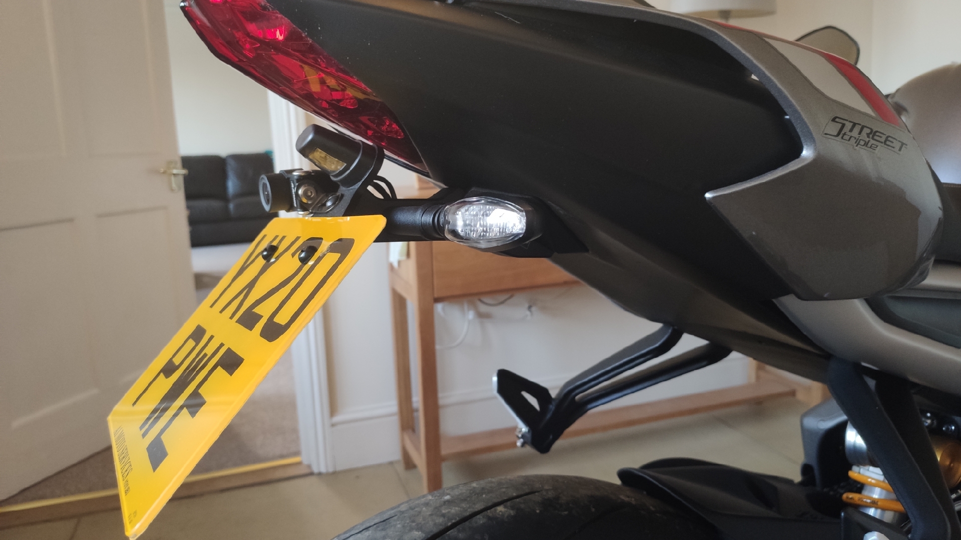 Street triple deals 765 tail tidy