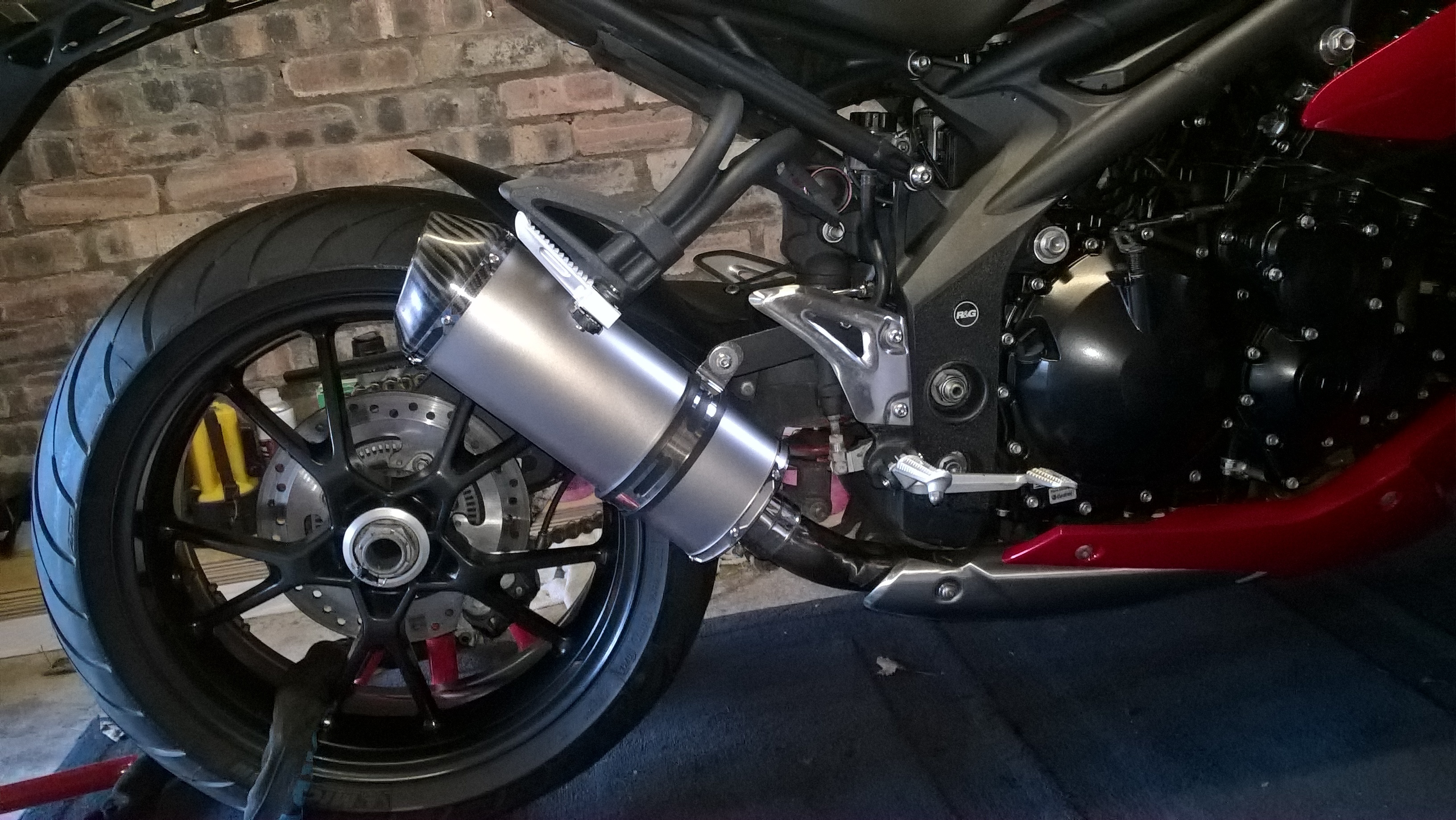 speed triple arrow lowboy exhaust