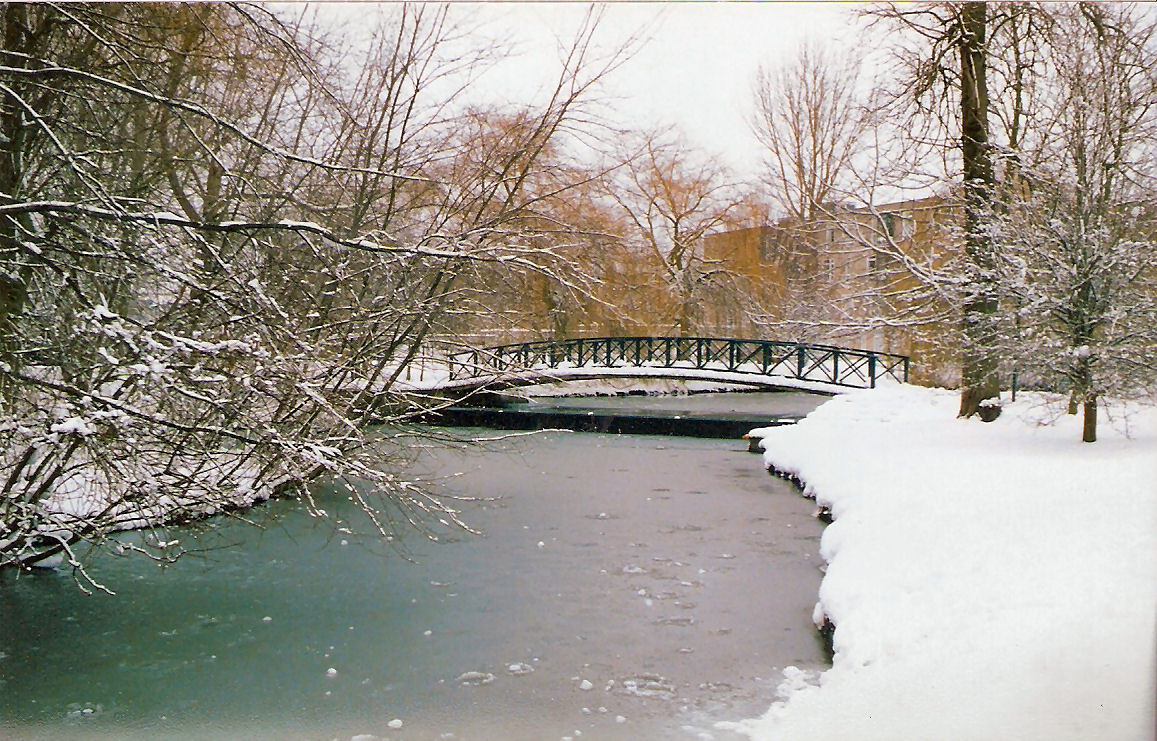 York Japanese Bridge in the snow 1991.jpg