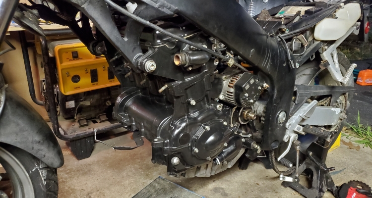 955i Replacement Motor Is In! The Bike That Is..