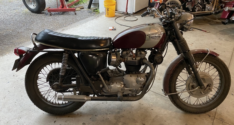 1970 T120r Sweaty And Dirty But Perfect.