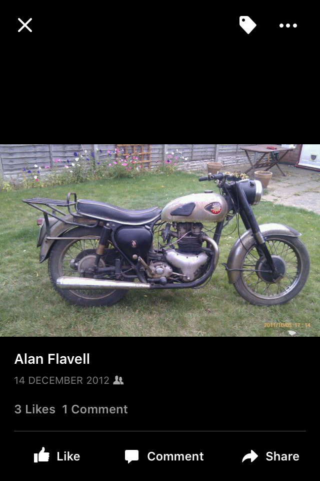 BSA A7 project bike