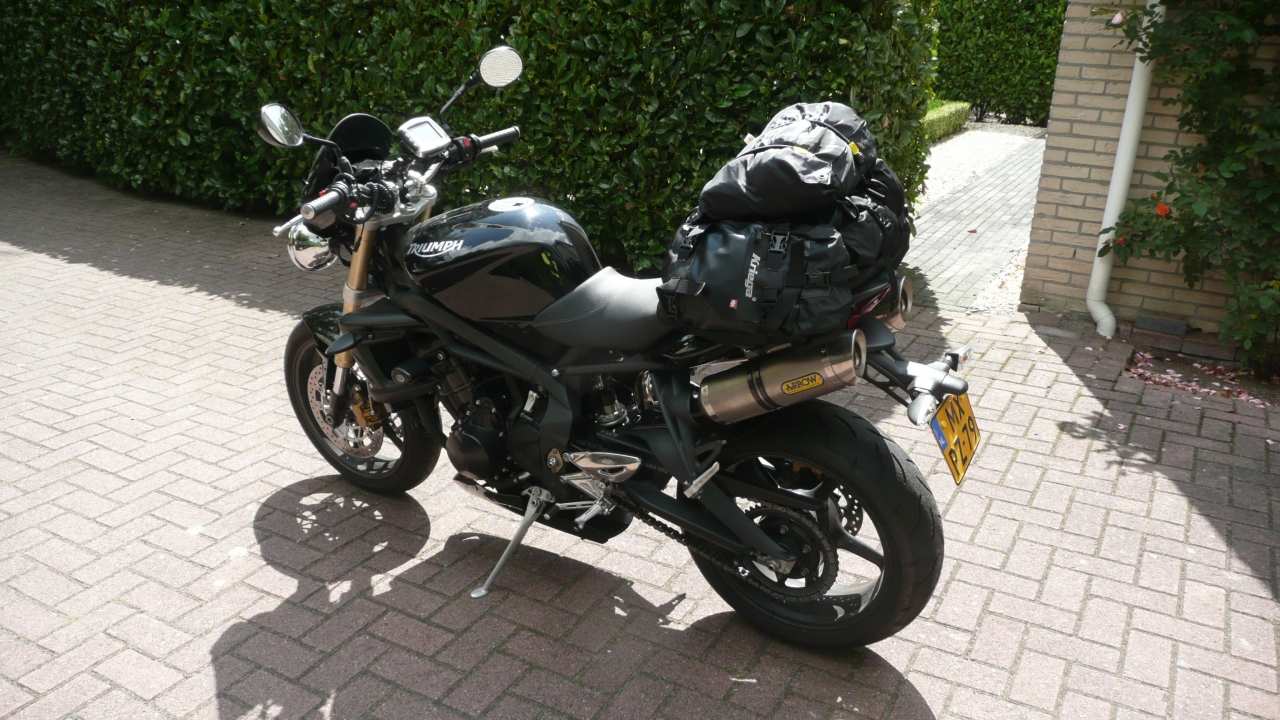 Touring 2007 style. Fantastic bike and my 1st Triumph