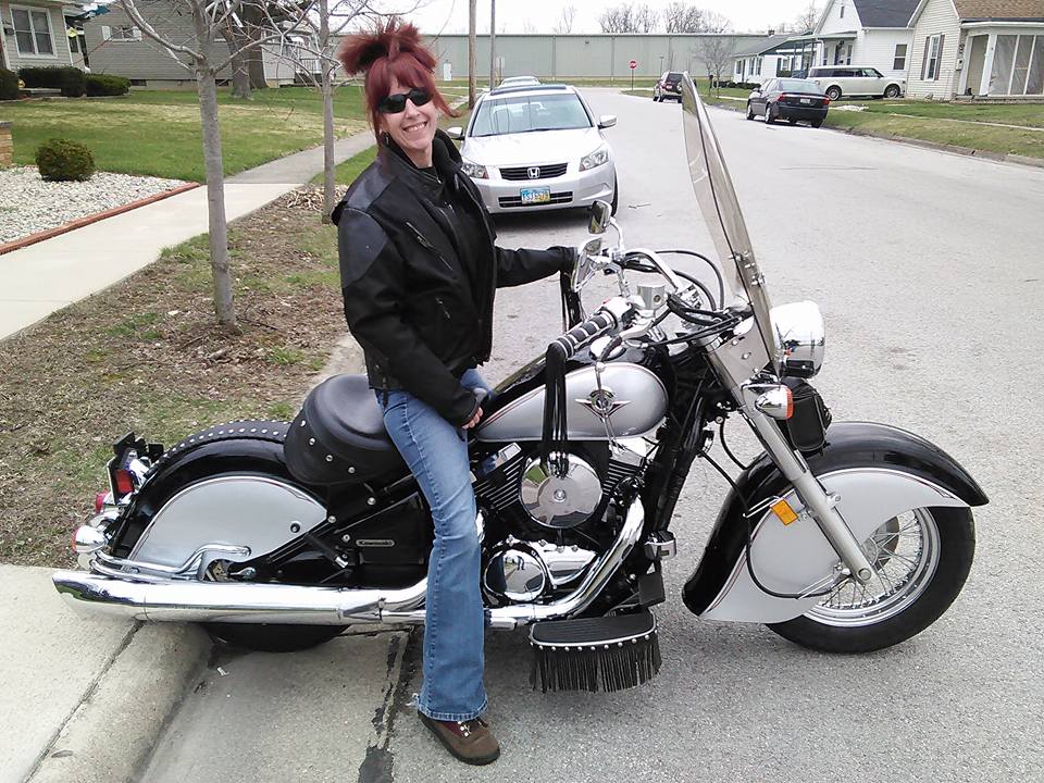 My better half and her new ride.