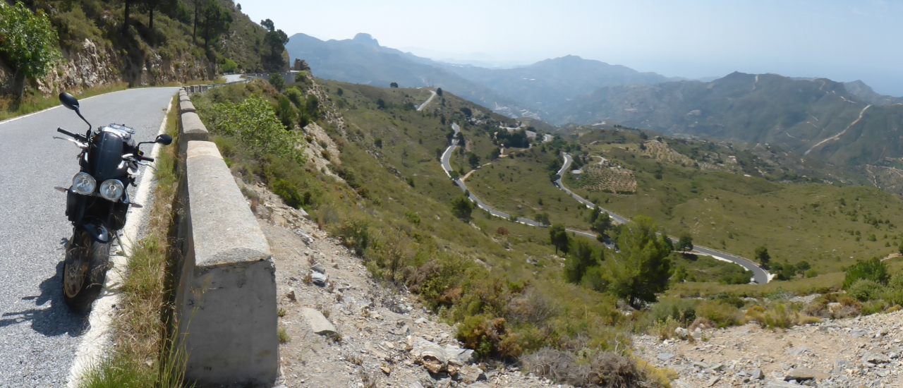 Lovely little road in the south of Spain