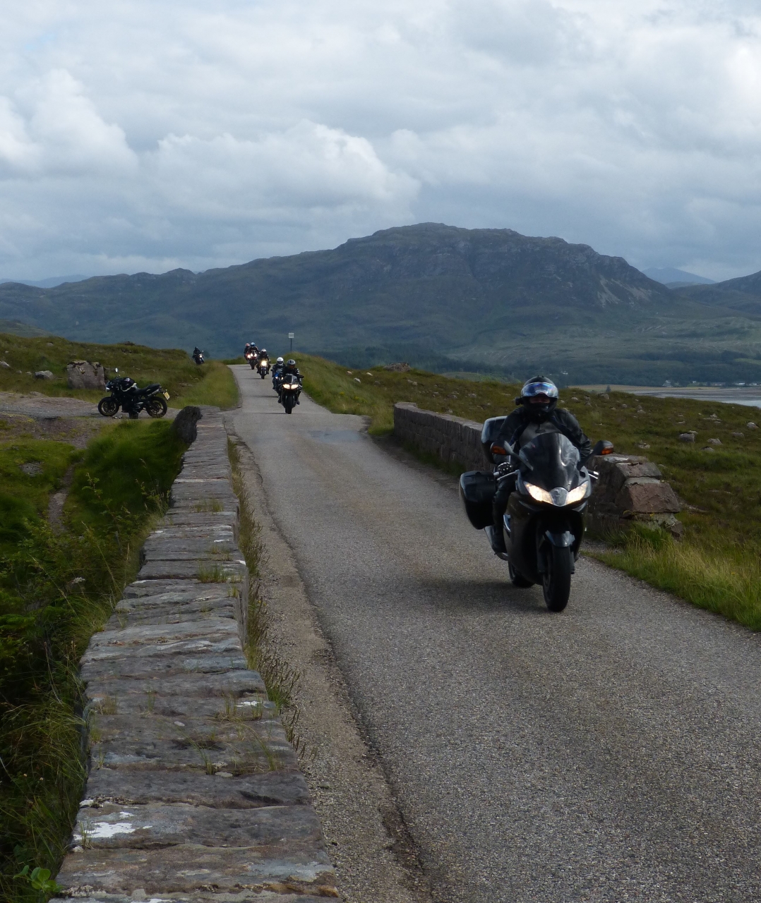 On the way up the Bealach Na Ba