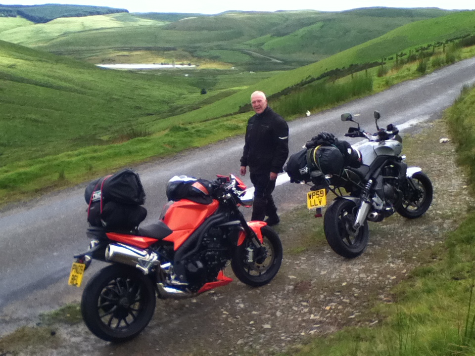 My speedy with my mate Kev and his Versys