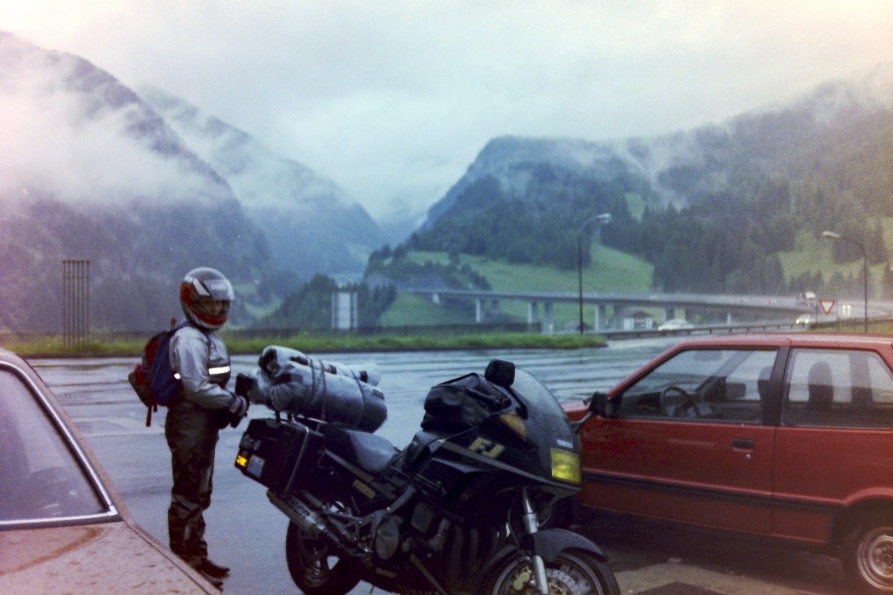 FJ1200 on way to Yugoslavia in 1990. (Somewhere in Austria/Northern Italy I think). <br />
<br...