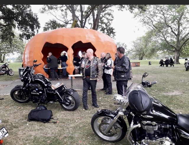 Pumpkin family park BBQ area. Provides toilet block and tables, along with large bbq.