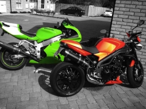 My speed and my mates zx7r