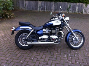 current bike - Triumph america