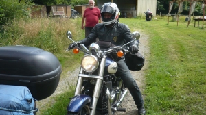 Trudy the Triumph on her travels