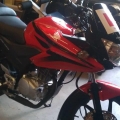 My first bike! Honda CBF125 in red XD great bike but nothing compared to my ST XD